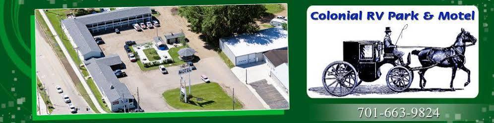 Colonial Motel And Rv Park Mandan Exteriör bild